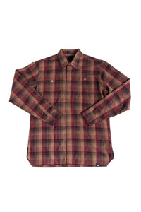 Alphanumeric Josh 2-Pocket plaid long-sleeve