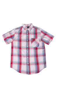 Alphanumeric Kazan Plaid Short-sleeve