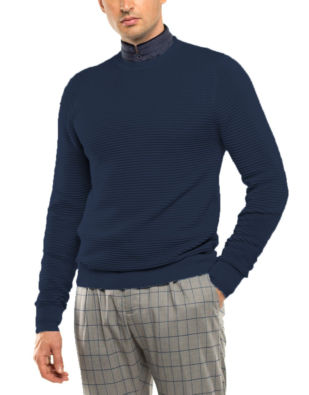 JUDE Long Sleeve Crew Neck Sweater