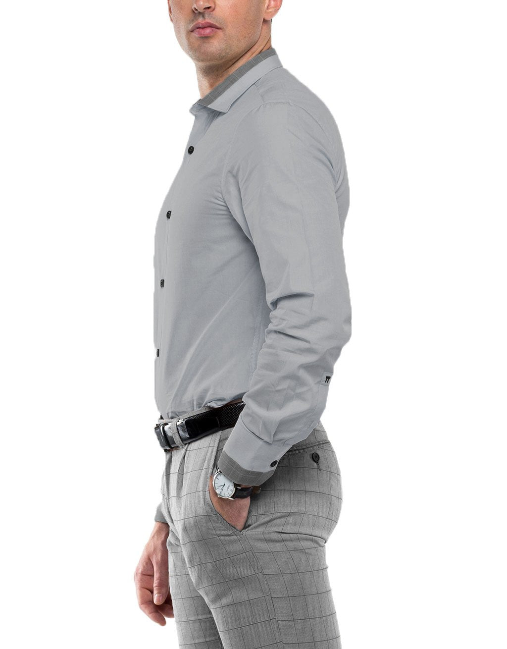 NIRO Long Sleeve Solid Shirt